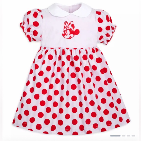 New DISNEY Baby Minnie Mouse Red  Infant 12-18 M Dress - Picture 16 of 16